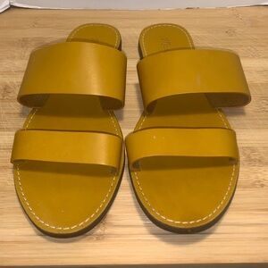 Madewell: Women’s Boardwalk Double Strap Leather Sandals: Size 8 AH748